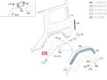 защита арок (подкрылок) Mercedes-Benz G-Класс W464 2022, 6.3 л., бензин, АКПП, A4638841300, A4638841400 - фото №6