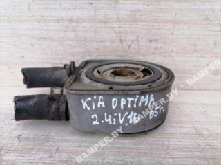 теплообменник масляного фильтра Kia Optima 1 поколение [рестайлинг] 2005, 2.4 л., бензин