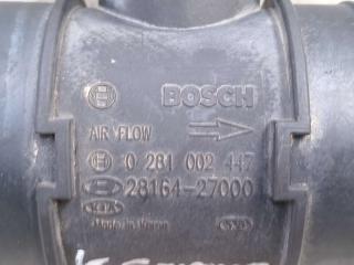 расходомер воздуха Kia Carens 2 поколение 2008, 2.0 л., CRDi, дизель, 0281002447