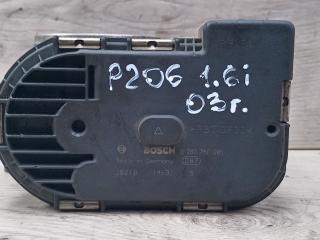 заслонка дроссельная Peugeot 206 1 поколение 2003, 1.6 л., бензин