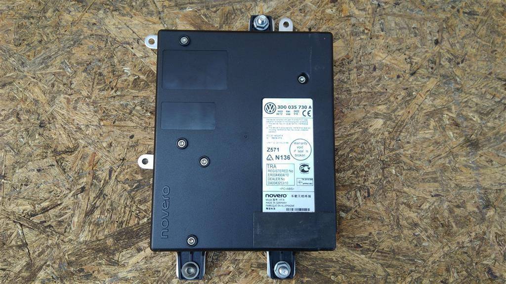 блок Bluetooth Bentley Continental Flying Spur 1 поколение 2012, 6.0 л., бензин, АКПП, серый, передний привод, 3D0035730A, 3D0035730A - фото №1