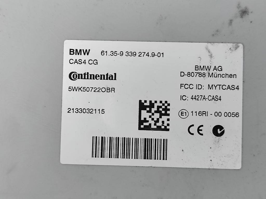 Иммобилайзер BMW X3 F25 2013, 2.0 л., дизель, АКПП, передний привод, 9339274, 61356809374, 9339274, 61359339274, 6809374 - фото №1