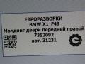 молдинг двери передней правой BMW X1 F48 [рестайлинг] F48 2021, 2.0 л., бензин, АКПП, передний привод, 7352092, 51137352092 - фото №6