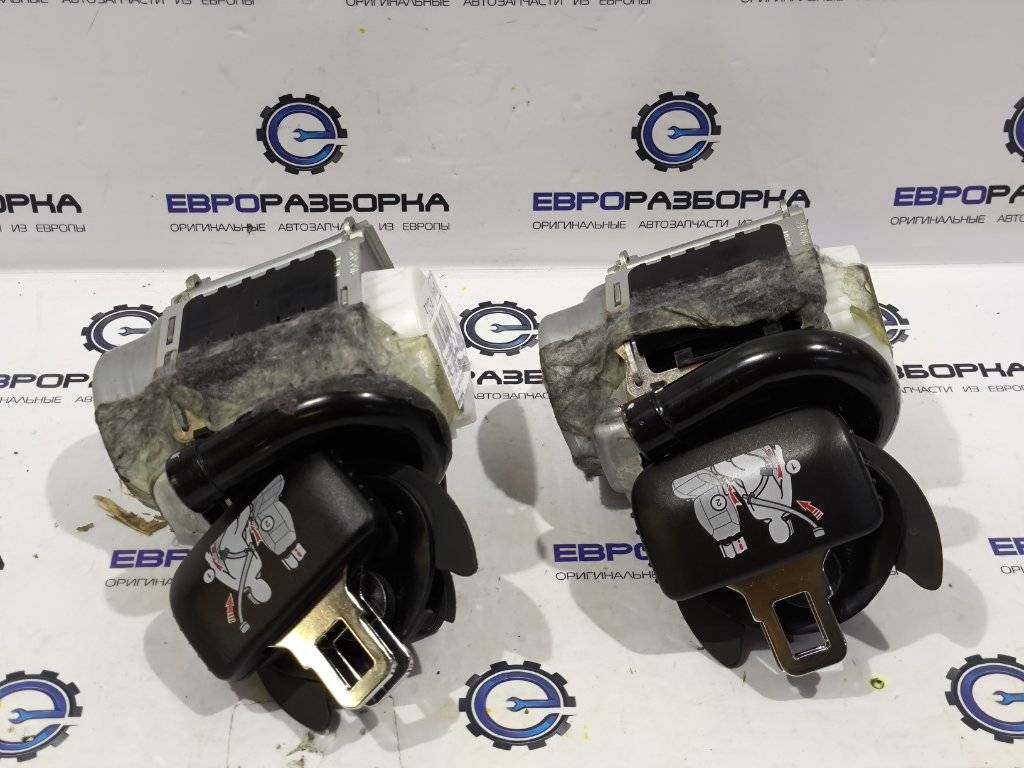 ремень безопасности Audi Q7 4M 2018, 3.0 л., TDi, CZZ, дизель, АКПП, серый, внедорожник 5 дв., полный привод, правый руль, 4M0857811B, 4M0857812B, 4M0857811BV04 - фото №1