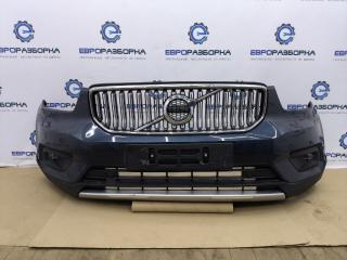 бампер передний Volvo XC40 1 поколение 2020, 1.5 л., бензин, denim blue, правый руль, 39790894