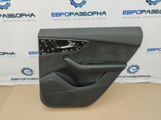 обшивка двери задняя правая Audi Q8 4M 4M8 2021, 3.0 л., TFSI, DCBD, бензин, АКПП, черный металлик, внедорожник 5 дв., полный привод, правый руль, 4M8867306