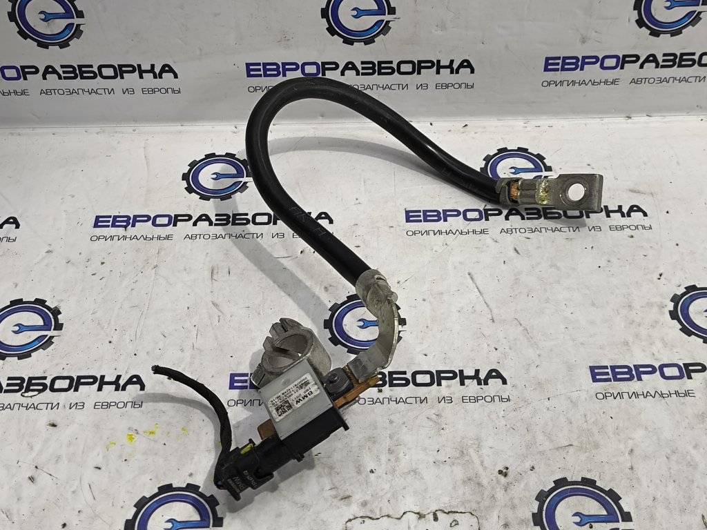 минусовой провод аккумулятора BMW X6 F16 2019, дизель, АКПП, передний привод, 61216819309, 61219329739, 61219329885, 61219380966, 9329885, 6819309, 9380966, 9329739 - фото №1