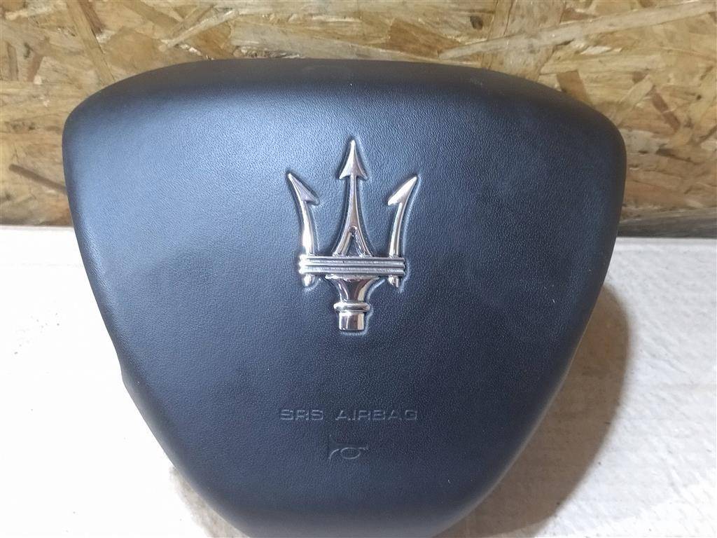 подушка безопасности водителя Maserati Levante 1 поколение M161 2017, 3.0 л., дизель, АКПП, передний привод, 670080501, 670080501 - фото №1
