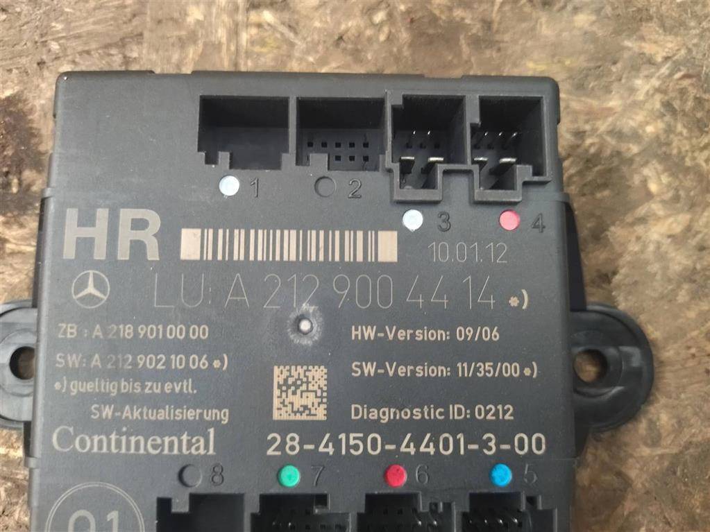 модуль управления двери Mercedes-Benz CLS AMG C218 2013, 5.5 л., 5.5 бензин, бензин, АКПП, купе, передний привод, правый руль, A2129004106, A2129004114, A2189001201, A2129004414, A2048707826, A2128204185, A2129001327, A2129004206, A2129004414 - фото №1