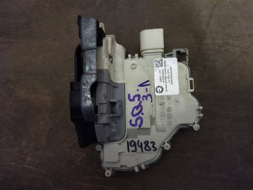 замок двери задней левой Audi SQ5 FY 2018, 3.0 л., TFSI, бензин, АКПП, передний привод, 4G0839015F, 32216523, 4G0839015F - фото №1