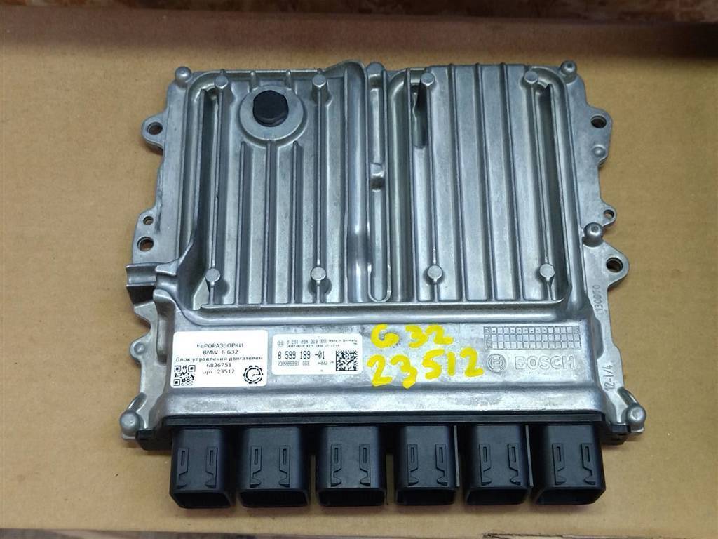 блок управления двигателем BMW 6 GT G32 2017, 3.0 л., дизель, АКПП, полный привод, правый руль, 8599189, 136, 8599189 - фото №1