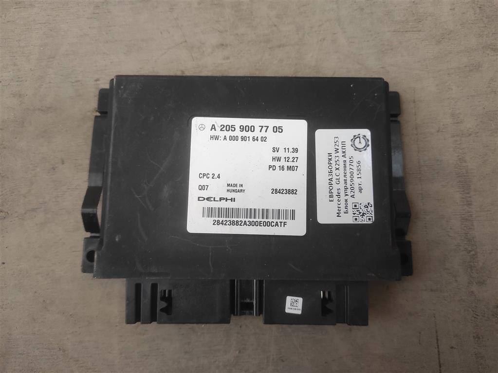 блок управления АКПП Mercedes-Benz GLC-Класс X253/C253 2016, 2.0 л., CDi, дизель, АКПП, передний привод, A2059007705, A2139002401, A2139001722, A2229001411, A2229006309, A2229008108, A2059007705 - фото №1