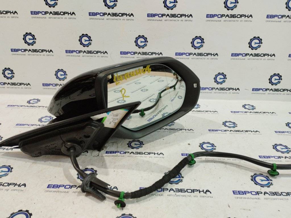 зеркало наружное правое Audi Q8 4M 4M8 2021, 3.0 л., TFSI, DCBD, бензин, АКПП, черный металлик, внедорожник 5 дв., полный привод, правый руль - фото №1