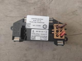 сопротивление печки Audi Q7 4L [рестайлинг] 2011, 3.0 л., TDi, дизель, АКПП, передний привод, 3C0907521F, 3C0907521F, 3C0907521G, 52434490D05, 658000273757, 658M00083448, 658M00125353, F011500088