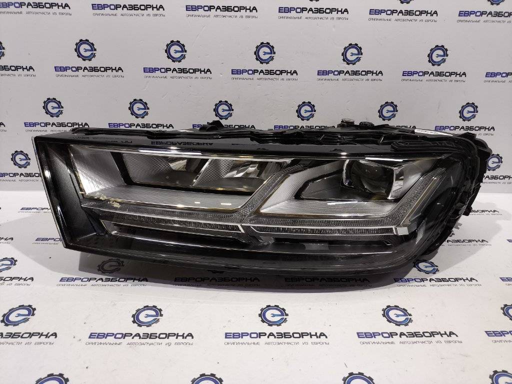 фара левая Audi Q7 4M 2018, 3.0 л., TDi, CZZ, дизель, АКПП, серый, внедорожник 5 дв., полный привод, правый руль, 4M0941033A - фото №1