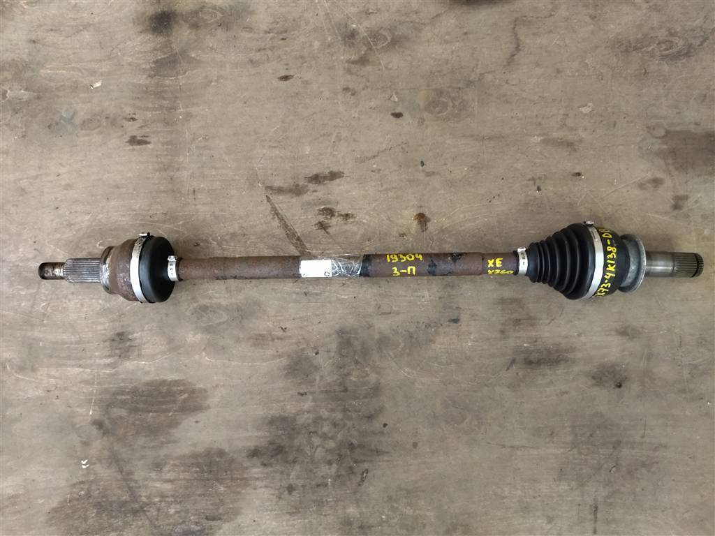 полуось (приводной вал, ШРУС) Jaguar XE 1 поколение X760 2015, 2.0 л., дизель, АКПП, передний привод, GX734K138DB, GX734K138DB, T2H3340 - фото №1