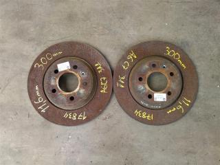 диск тормозной задний Audi A6 4G/C7 2012, 3.0 л., TDi, дизель, АКПП, передний привод, 8K0615601B, 8K0615601B