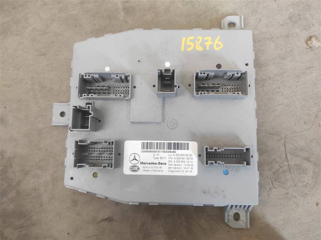 блок SAM Mercedes-Benz GLC-Класс X253/C253 2017, 3.0 л., бензин, АКПП, передний привод, A2059006822, 5DK01077278, A2059007845, A2059008543, A2059013904, A2229021112, A2059006330, A2059006330 - фото №1