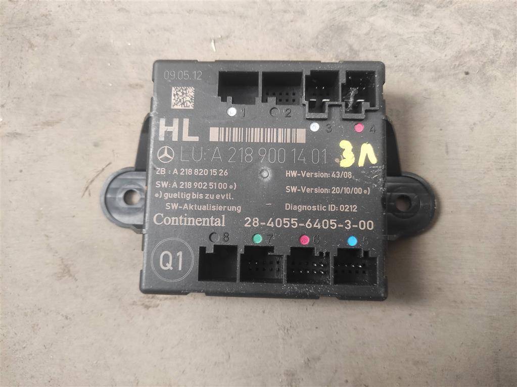 модуль управления двери Mercedes-Benz CLS-Класс C218/X218 W218 2012, 3.0 л., CDi, дизель, АКПП, передний привод, A2189001401, A2189001401, A2188201526, A2189025100 - фото №1