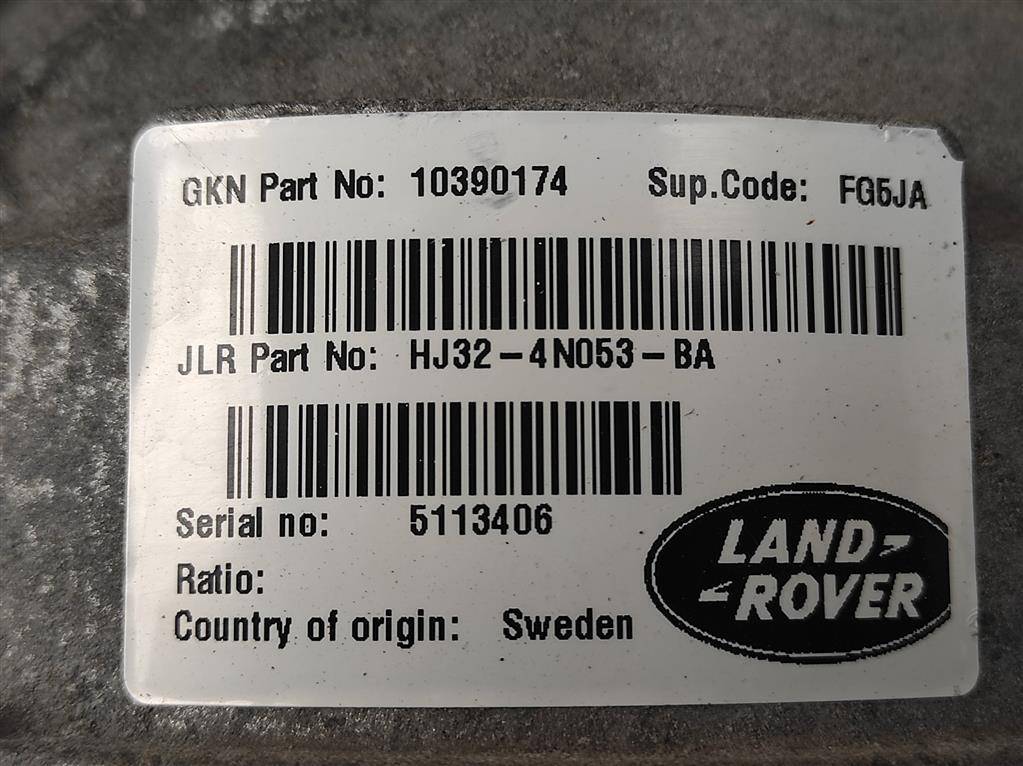 редуктор заднего моста Land Rover Discovery Sport 1 поколение L550 2017, 2.0 л., дизель, АКПП, передний привод, HJ324N053BA, HJ324N053BA, 10400443, J9C7754, FK724C170AA, LR073539, FK724200AA, GJ324200AA, LR072726, LR073538 - фото №1
