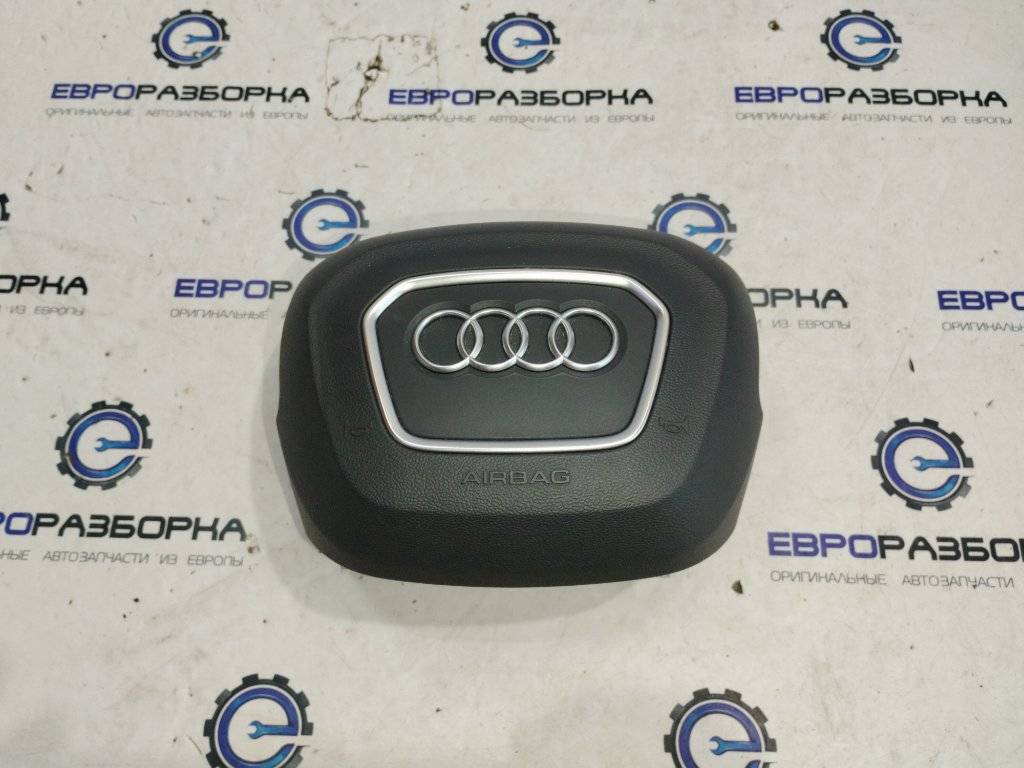 подушка безопасности водителя Audi Q7 4M 2018, 3.0 л., дизель, АКПП, полный привод, правый руль, 4M0880201N - фото №1