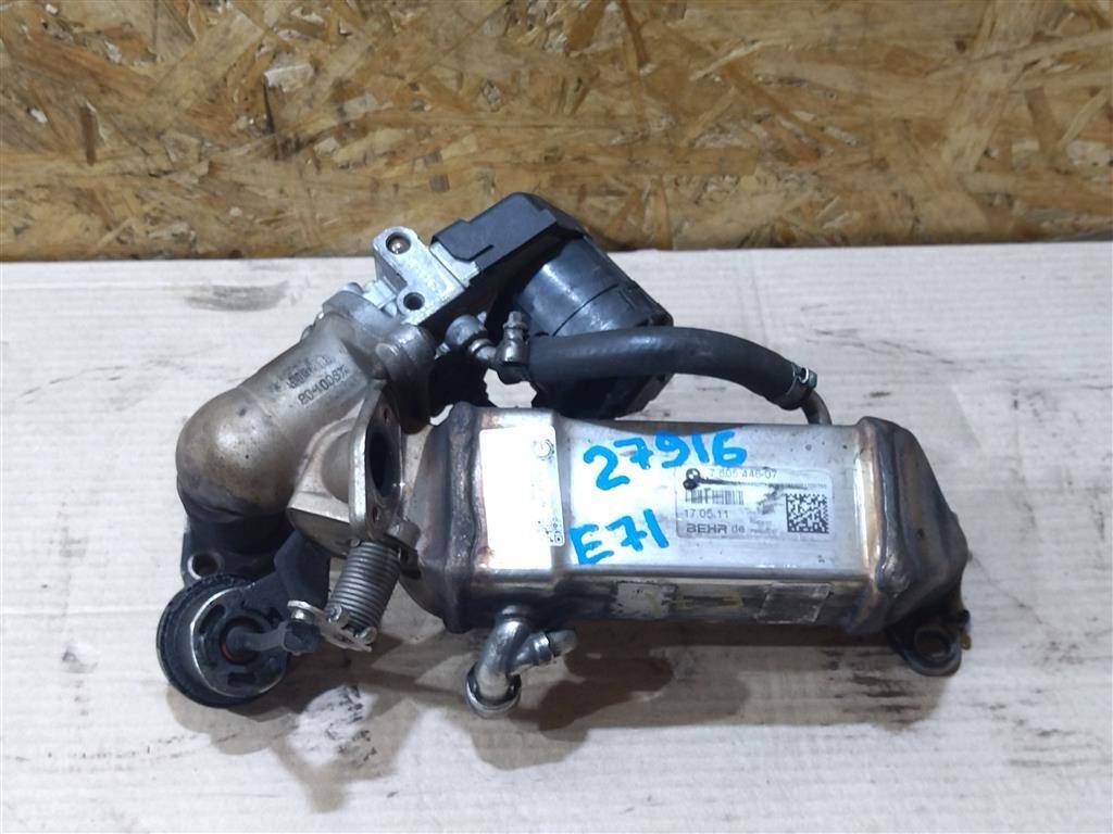 охладитель EGR / Радиатор EGR BMW X6 E71/E72 E71 2011, 3.0 л., D, N57 D30 B, дизель, АКПП, передний привод, 11717805446, 11717805447 - фото №1