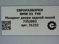 молдинг двери задней левой BMW X1 F48 [рестайлинг] F48 2021, 2.0 л., бензин, АКПП, передний привод, 7352093, 51137352093 - фото №6