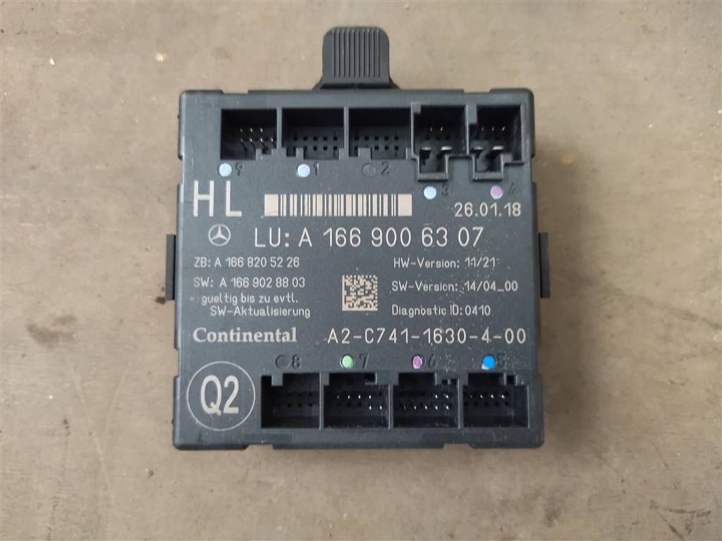 модуль управления двери Mercedes-Benz GLS-Класс X166 2018, 3.0 л., CDi, дизель, АКПП, передний привод, A1669009714, A1669000015, A1668205226, A1669028803, A1669006307, A1669006507, A1669006307 - фото №1