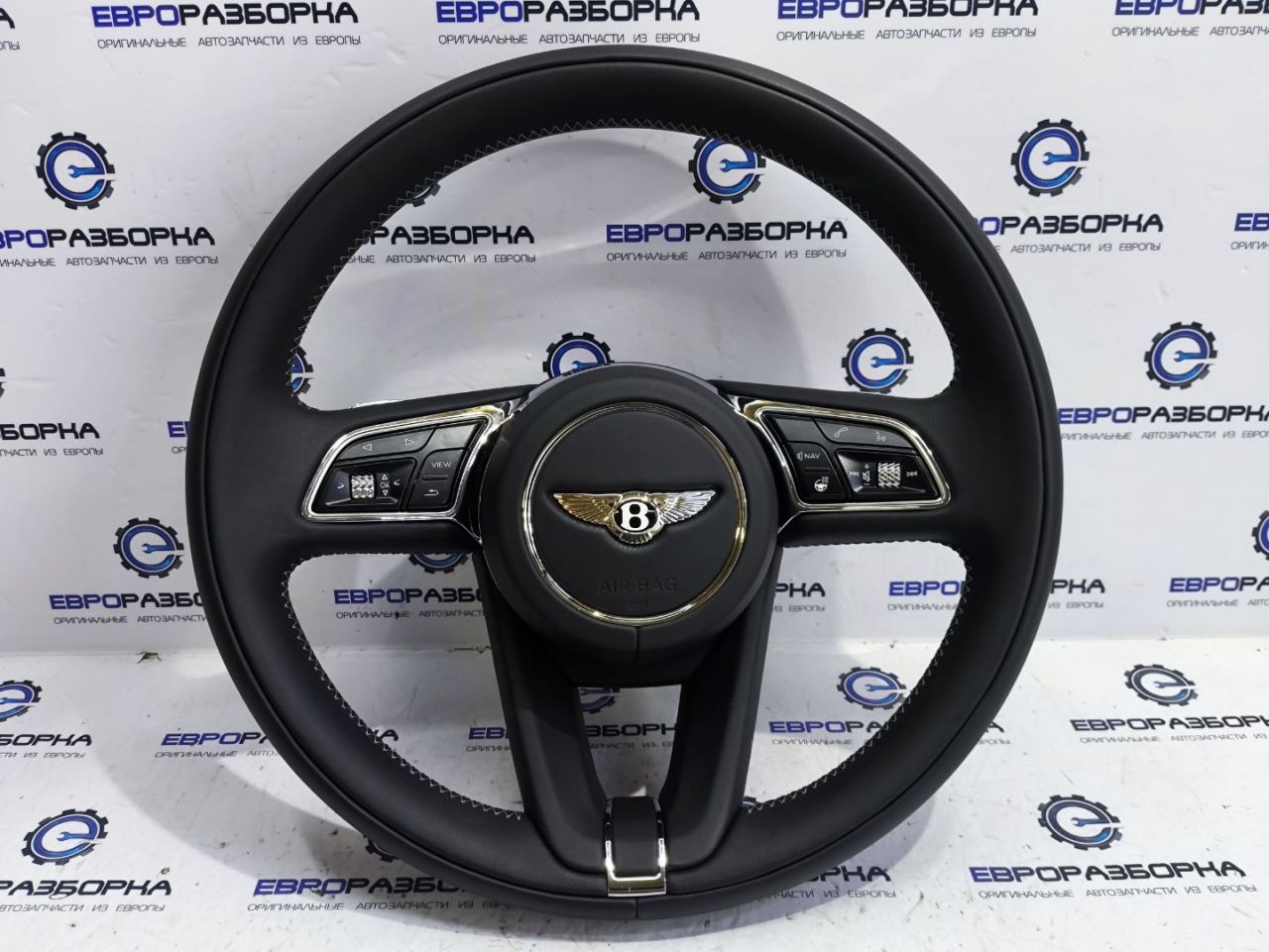 руль Bentley Continental GT 3 поколение 2023, 4.0 л., CVD, бензин, АКПП, красный, купе, полный привод, правый руль, 36A419093AD - фото №1