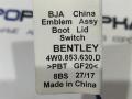 кнопка открытия багажника Bentley Continental GT 2 поколение [рестайлинг] 2017, 4.0 л., бензин, АКПП, полный привод, правый руль, 4W0853630 - фото №6