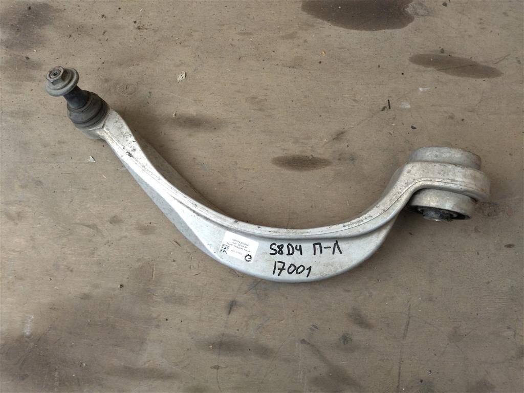 рычаг передний левый Audi S8 D4 2013, 4.0 л., TFSI, АКПП, передний привод, 4H0407693F, 4H0407693G - фото №1