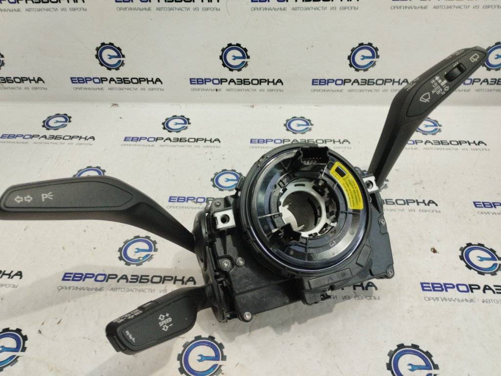 переключатель дворников Audi Q7 4M 2018, 3.0 л., дизель, АКПП, полный привод, правый руль, 4M0907129KS - фото №1