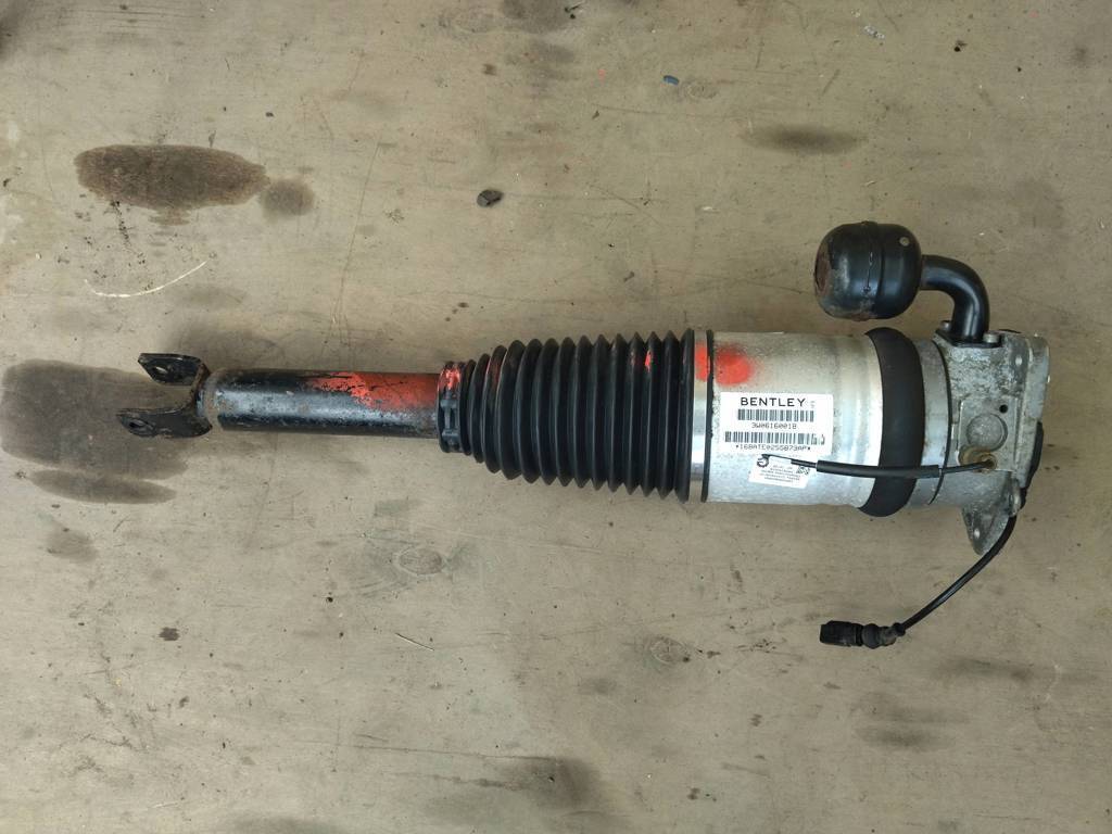 пневмостойка задняя Bentley Continental GT 1 поколение 2007, 6.0 л., бензин, АКПП, передний привод, 3W0616001B, 3W0616001B, 3W0616001C - фото №1