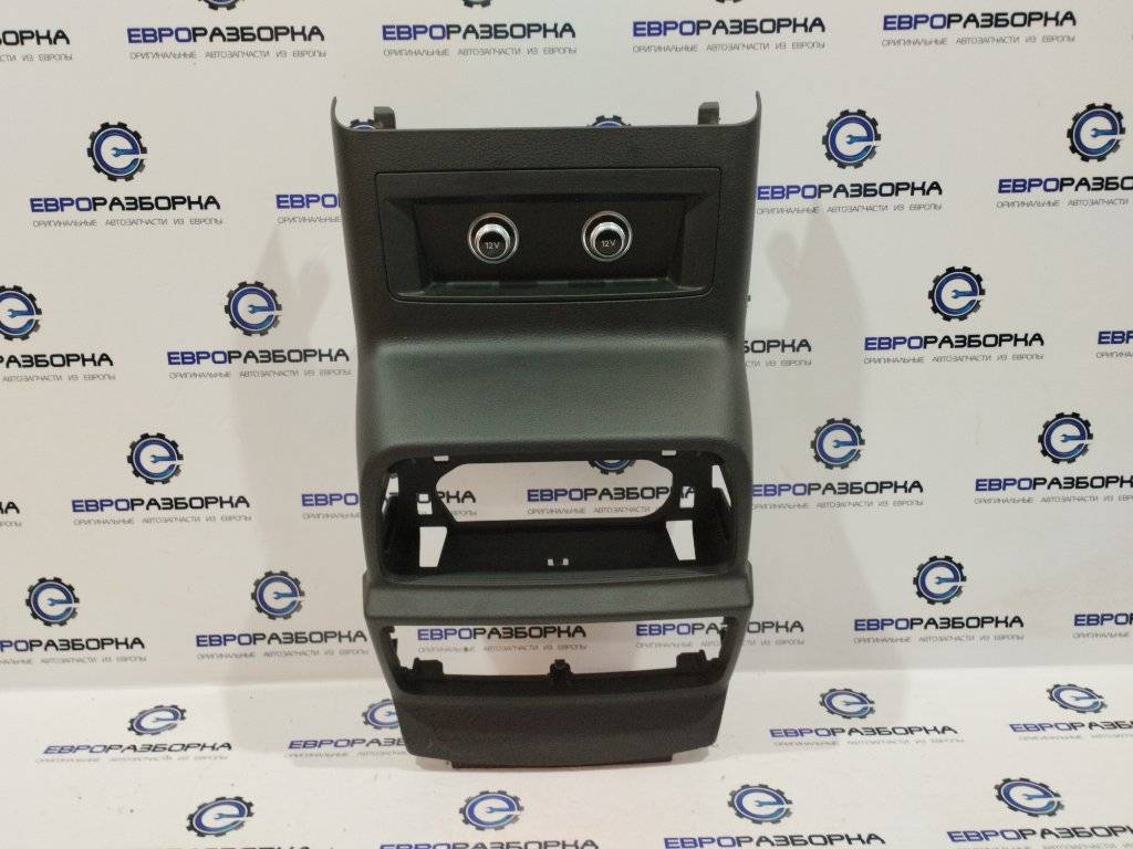 Декоративная накладка центральной консоли Audi Q7 4M 2018, 3.0 л., TDi, CZZ, дизель, АКПП, серый, внедорожник 5 дв., полный привод, правый руль, 4M0864147A, 4M0864147A6PS - фото №1