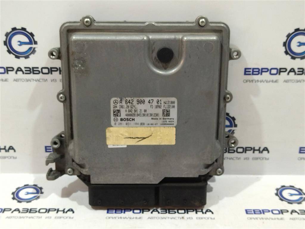 блок управления двигателем Mercedes-Benz GLE Coupe C292 2016, 3.0 л., дизель, АКПП, передний привод, A6429004701 - фото №1