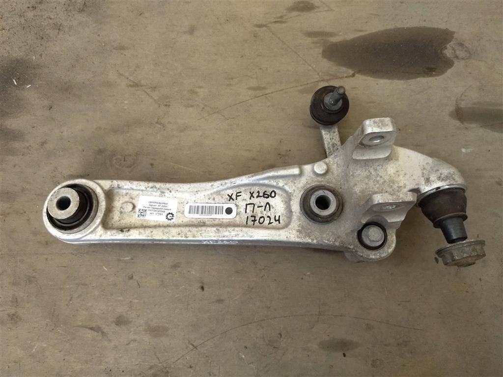 рычаг передний левый Jaguar XF X260 2018, 3.0 л., дизель, АКПП, передний привод, HX733C255AA, HX733C255AA, T2H19029 - фото №1