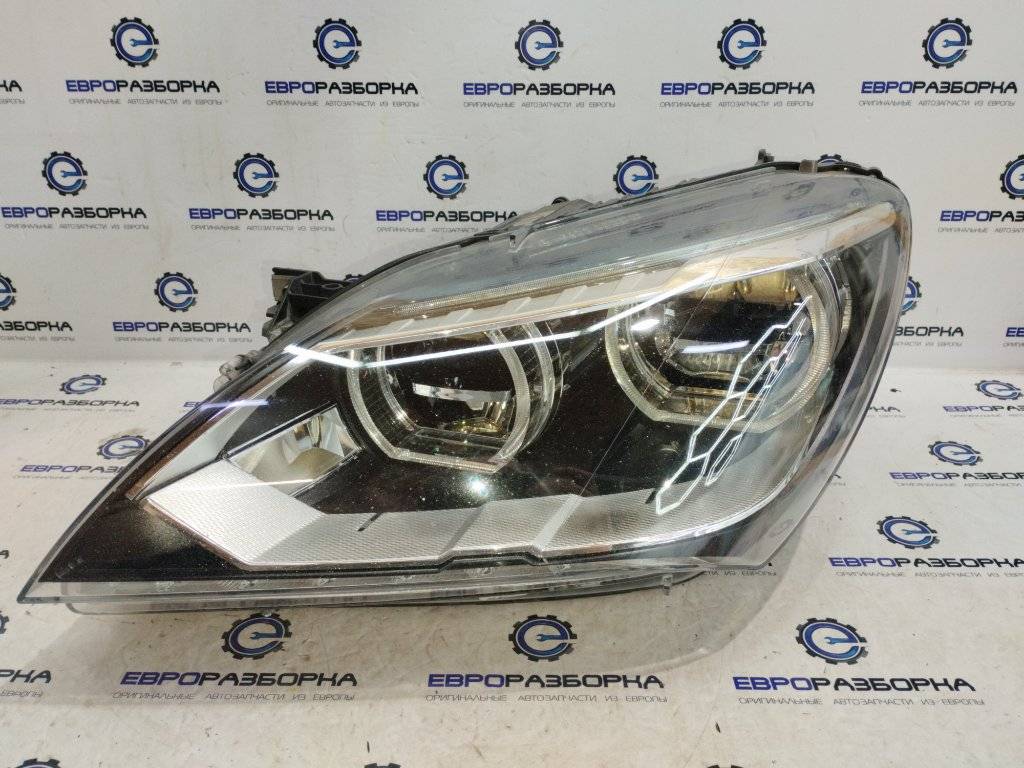 фара правая BMW M6 Gran Coupe F06 2014, 4.4 л., i, S63 B44 B, бензин, АКПП, silverstone metallic a29, купе, правый руль, 63117255733, 7255733 - фото №1