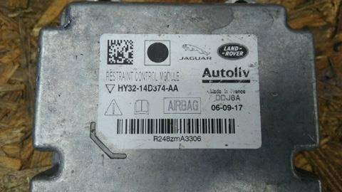 блок AirBag Land Rover Range Rover Sport 2 поколение L494 2017, 3.0 л., дизель, АКПП, передний привод, HY32-14D374-AA, HY3214D374AA - фото №1