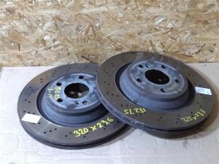 диск тормозной задний Mercedes-Benz SL-Класс R231 [рестайлинг] R231 2017, 4.0 л., бензин, АКПП, передний привод, A0004231412, A0004231412, A0004231512