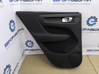 обшивка двери задняя левая Volvo XC40 1 поколение 2020, 1.5 л., бензин, denim blue, правый руль, 31407709