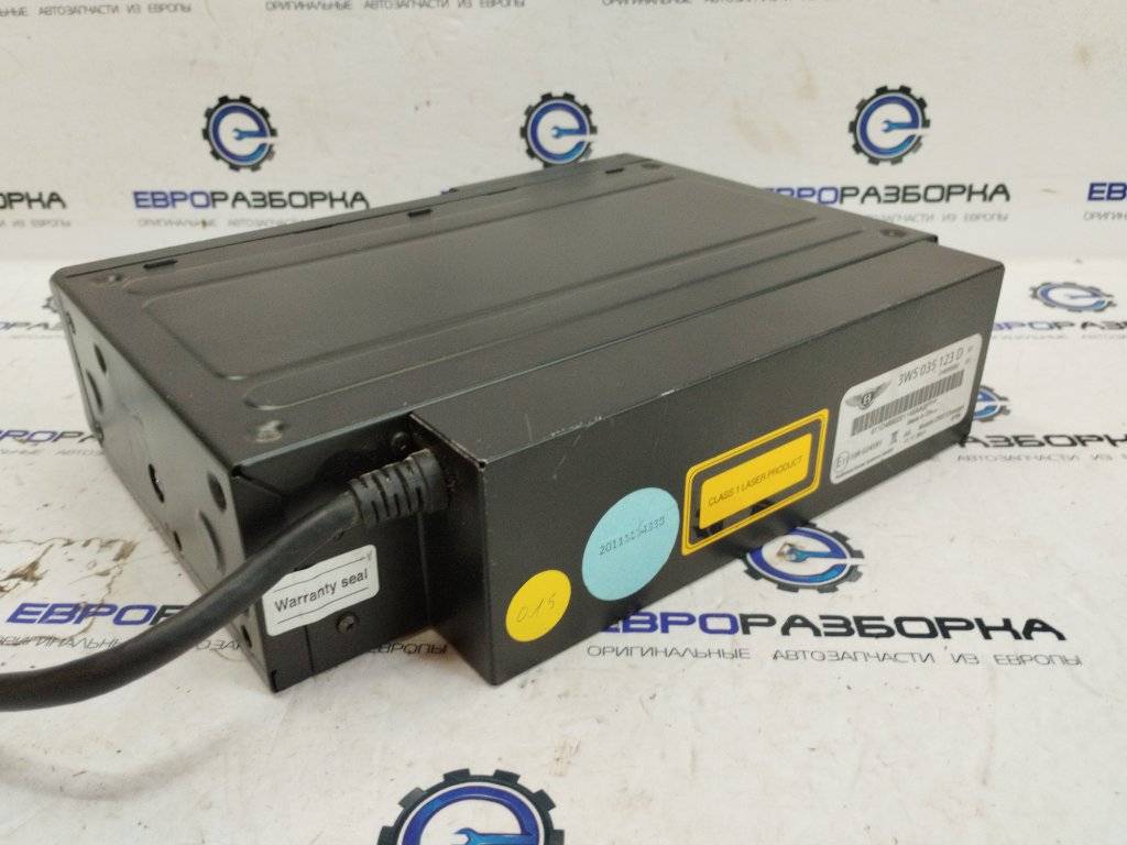 DVD Bentley Continental GT 1 поколение 2007, 6.0 л., бензин, АКПП, передний привод, 3W5035123D - фото №1