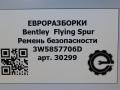 ремень безопасности Bentley Continental Flying Spur 1 поколение 2012, 6.0 л., бензин, АКПП, серый, передний привод, 3W5857706D - фото №9