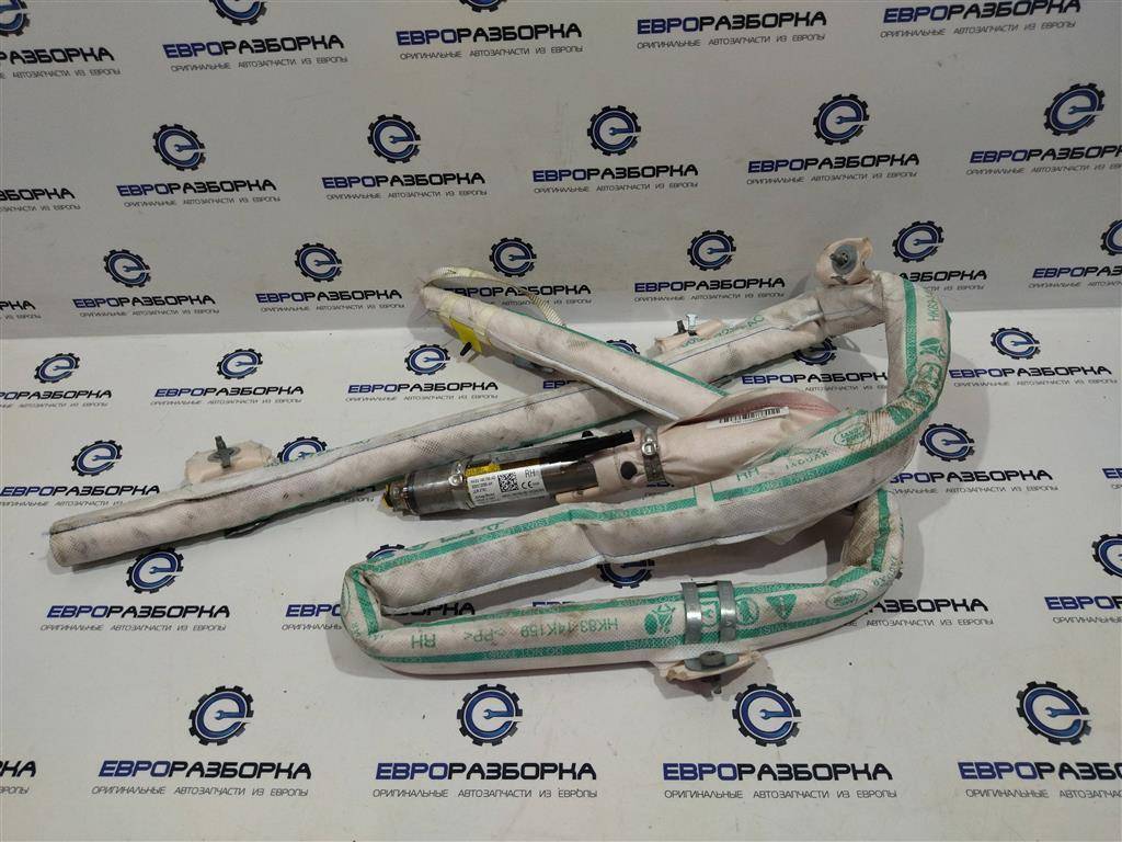 подушка безопасности боковая (шторка) Land Rover Range Rover Velar 1 поколение L560 2018, 2.0 л., бензин, АКПП, передний привод, LR091966, HK8314K159AD, LR091966, HK8314K159AB, LR106220, HK8314K159AF, T4A2228, T4A18148 - фото №1