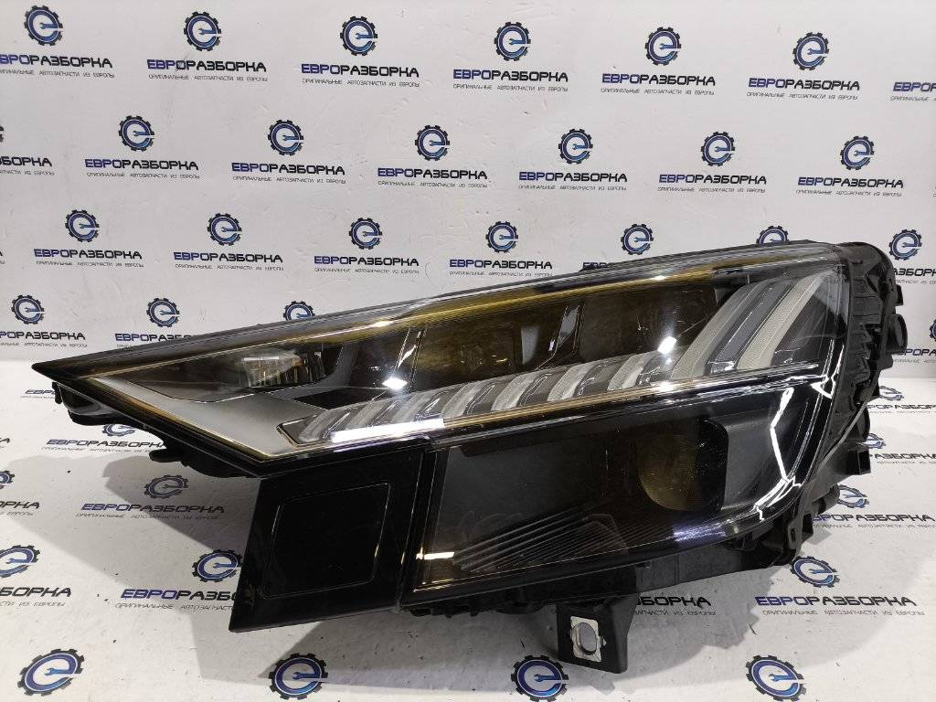 фара левая Audi Q8 4M 4M8 2021, 3.0 л., TFSI, DCBD, бензин, АКПП, черный металлик, внедорожник 5 дв., полный привод, правый руль, 4M8941035A - фото №1