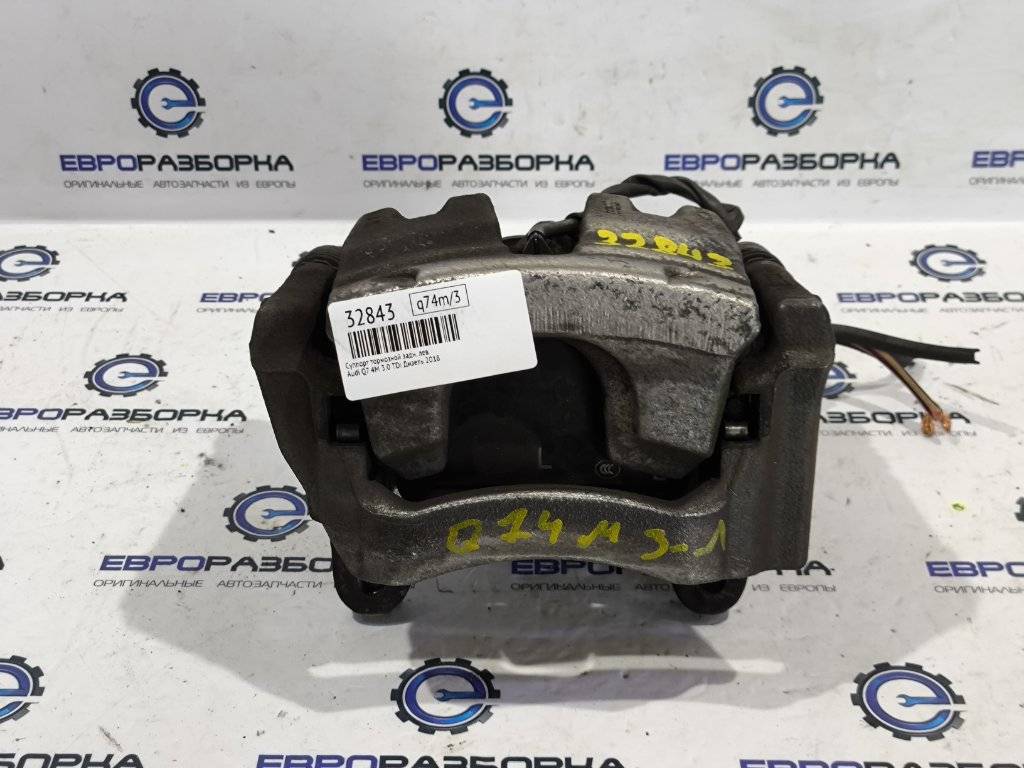 суппорт задний левый Audi Q7 4M 2018, 3.0 л., TDi, CZZ, дизель, АКПП, серый, внедорожник 5 дв., полный привод, правый руль, 4M0615403A - фото №1