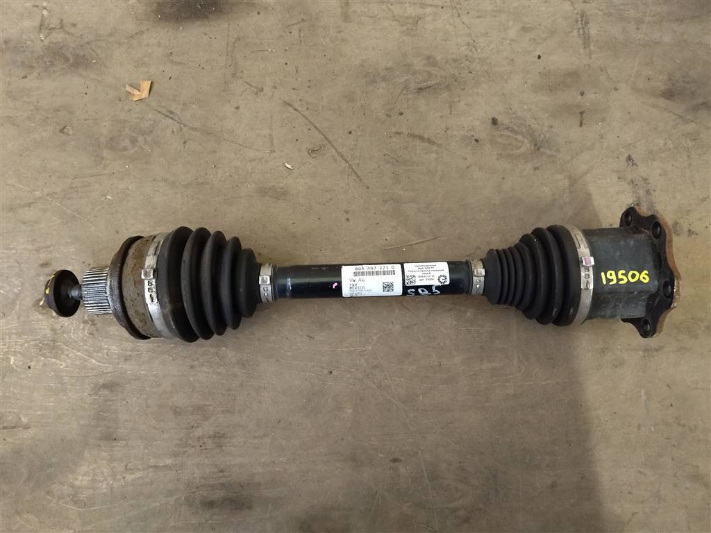 полуось (приводной вал, ШРУС) Audi SQ5 FY 2018, 3.0 л., TFSI, бензин, АКПП, передний привод, 80A407271D, 80A407271D - фото №1