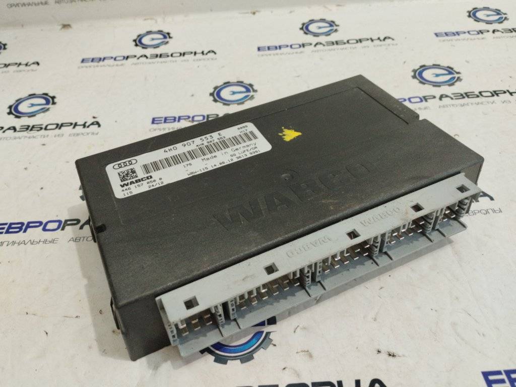 блок управления подвеской Audi A8 D4/4H 2011, 3.0 л., TDi, дизель, АКПП, передний привод, 4H0907553E, 4461570500 - фото №1