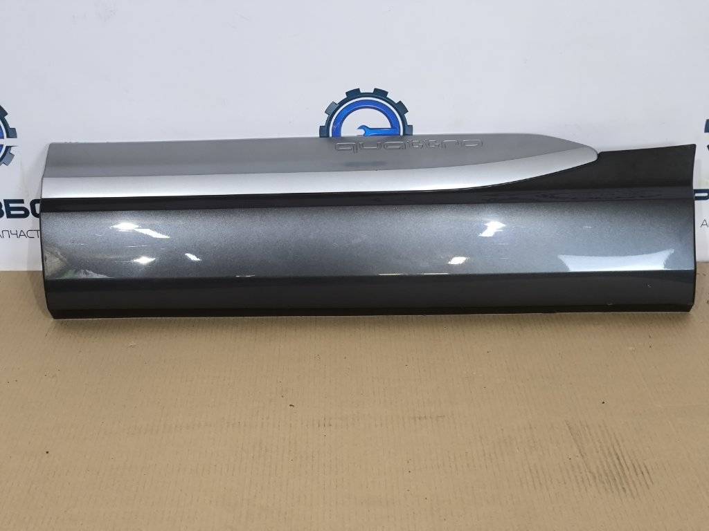 молдинг двери задней левой Audi Q7 4M 2018, 3.0 л., TDi, CZZ, дизель, АКПП, серый, внедорожник 5 дв., полный привод, правый руль, 4M0853969B - фото №1