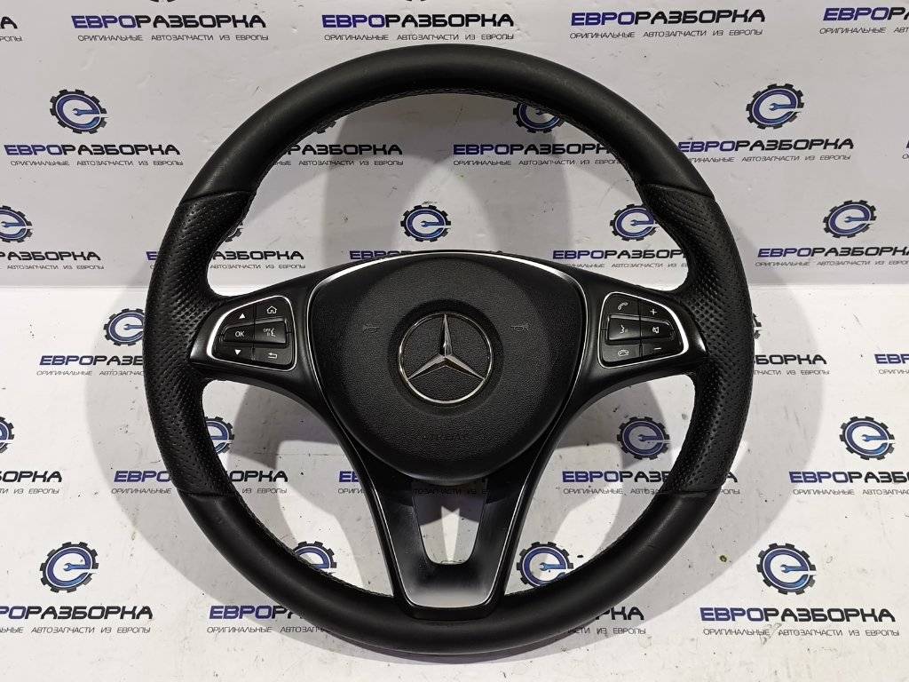 руль Mercedes-Benz X-Класс 1 поколение 2018, 2.0 л., дизель, АКПП, черный, полный привод, правый руль, A0004607504, A0008600802 - фото №1