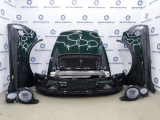 передняя часть (ноускат) в сборе Bentley Bentayga 1 поколение [рестайлинг] 4V1 2023, 4.0 л., TFSI, DCU, бензин, АКПП, темно-зеленый перламутр, внедорожник 5 дв., полный привод, правый руль